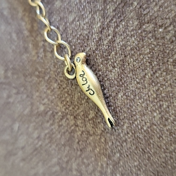 Chloe & ISABEL Double Chain Aventurine Freeform Pendant Necklace - Picture 6 of 7